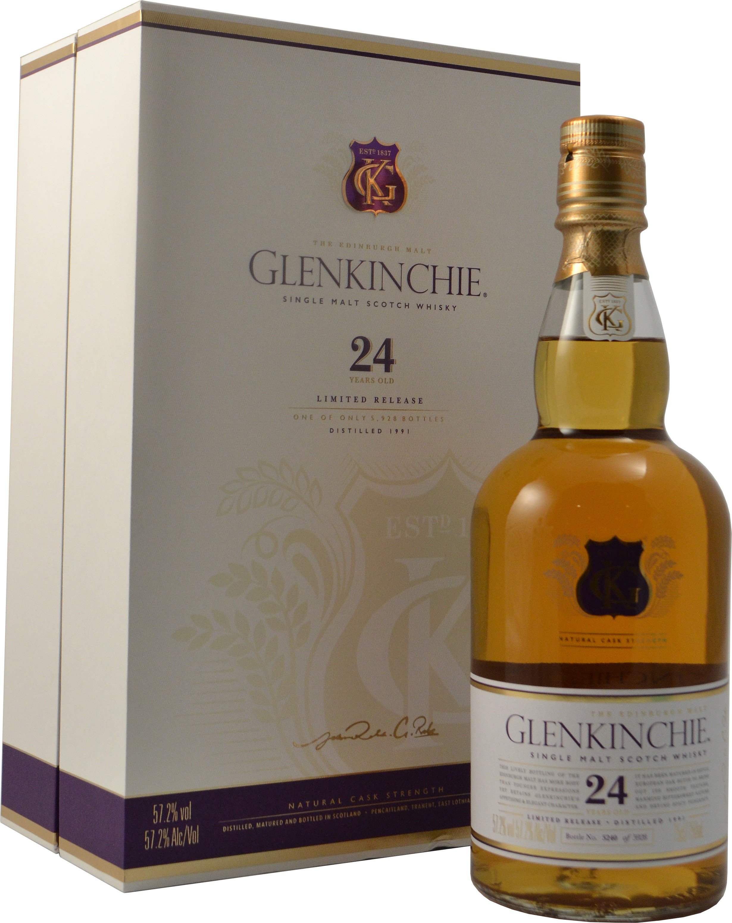 Glenkinchie 24 year old Natural Cask Strength Limited Edition 2016