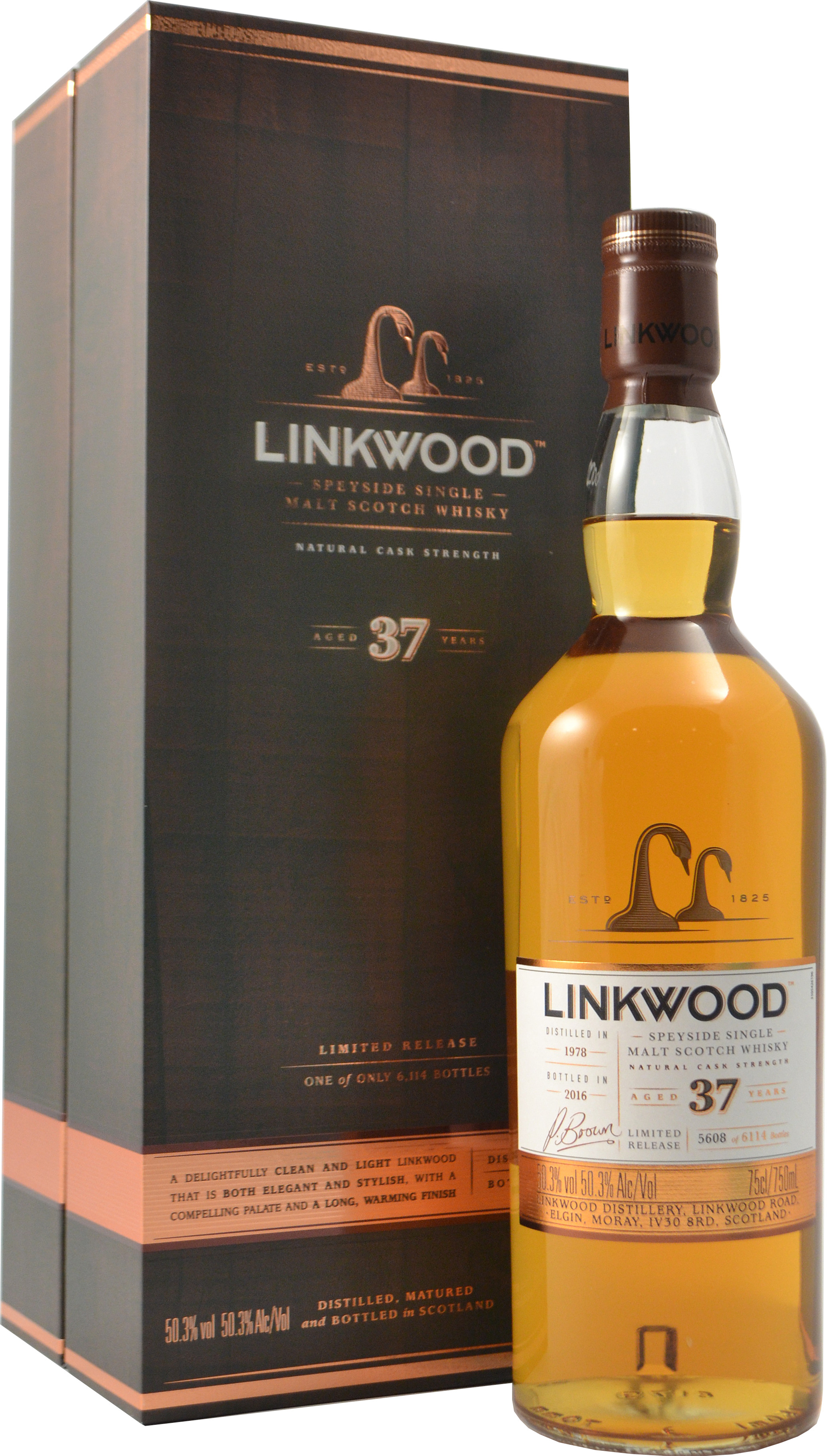 Linkwood 37 year old Natural Cask Strength Limited Edition 2016