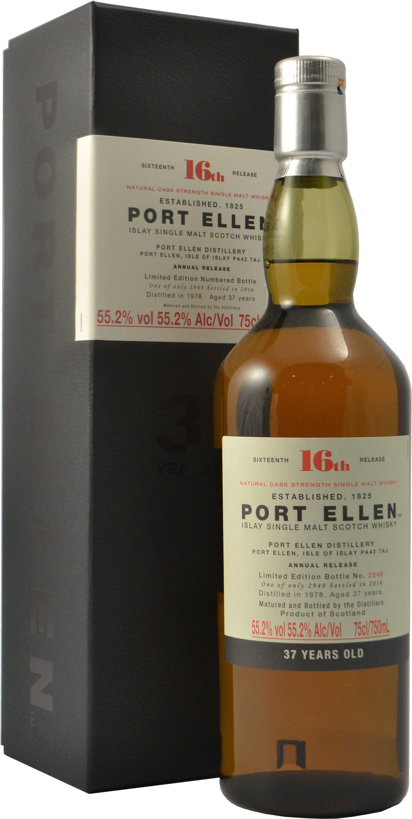 Port Ellen 37 year old 16th Limited Release 1978