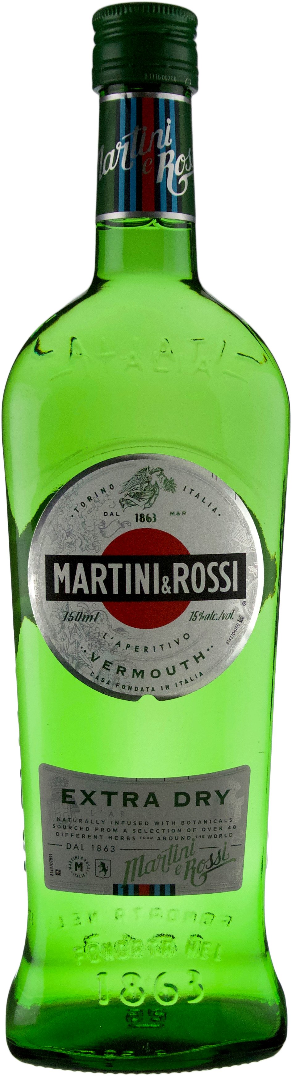 Martini & Rossi Dry Vermouth 750 ml Bottle
