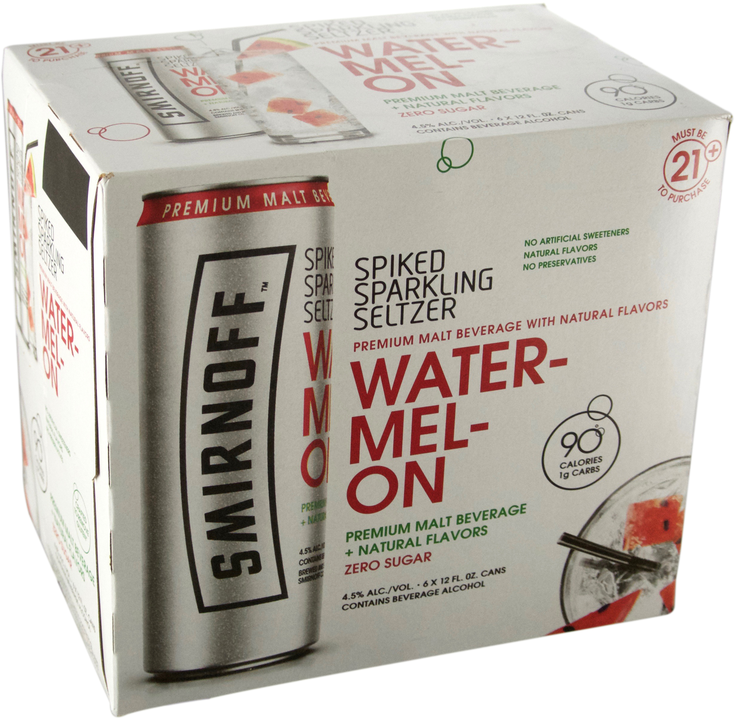 Smirnoff Spiked Sparkling Seltzer Watermelon
