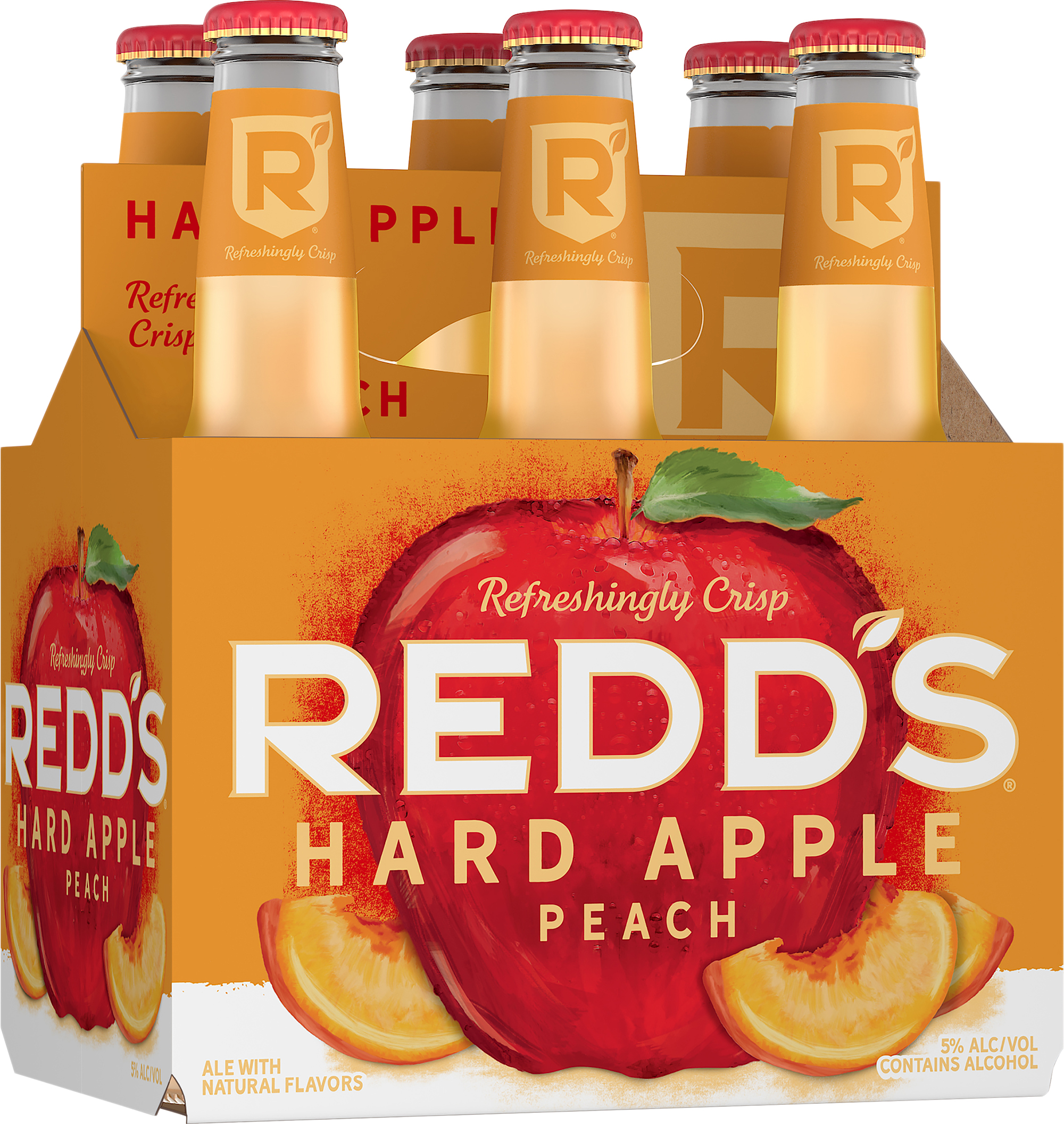 Redd's Hard Apple Peach | 6 pack of 12 oz Bottle