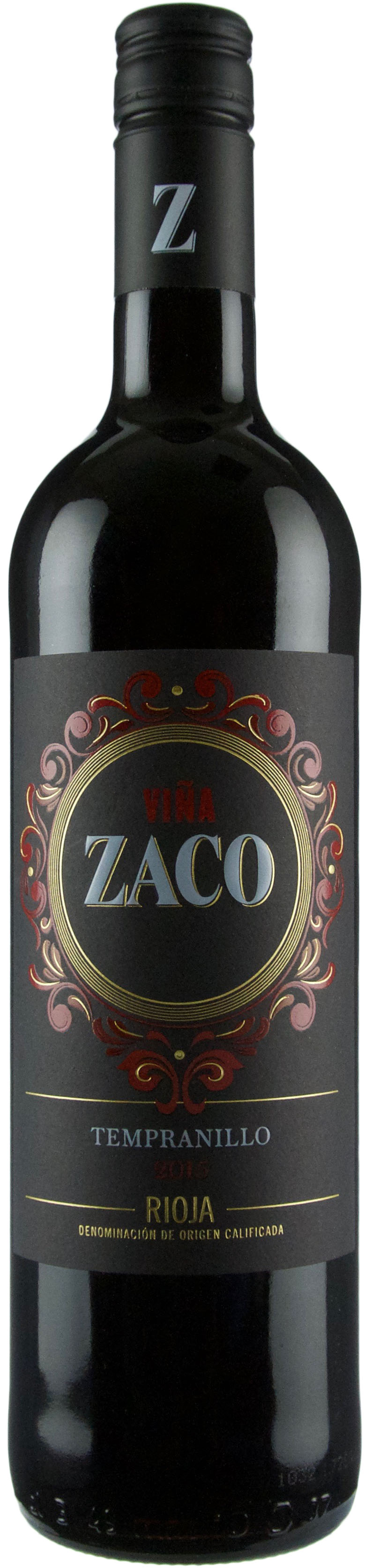 Bodegas Bilbainas Vino Zaco Tempranillo 2015