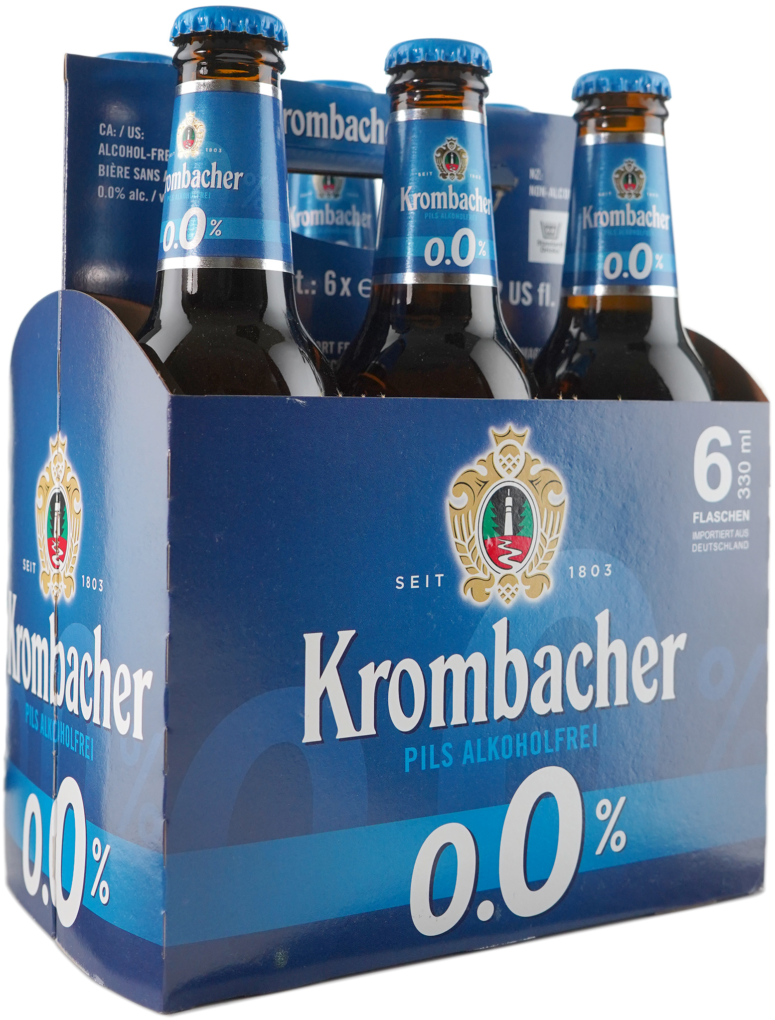 Krombacher Pils Non Alcoholic 6 pack of 11.2 oz Bottle