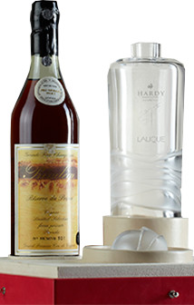 Hardy Privilege Cognac in Lalique Decanter