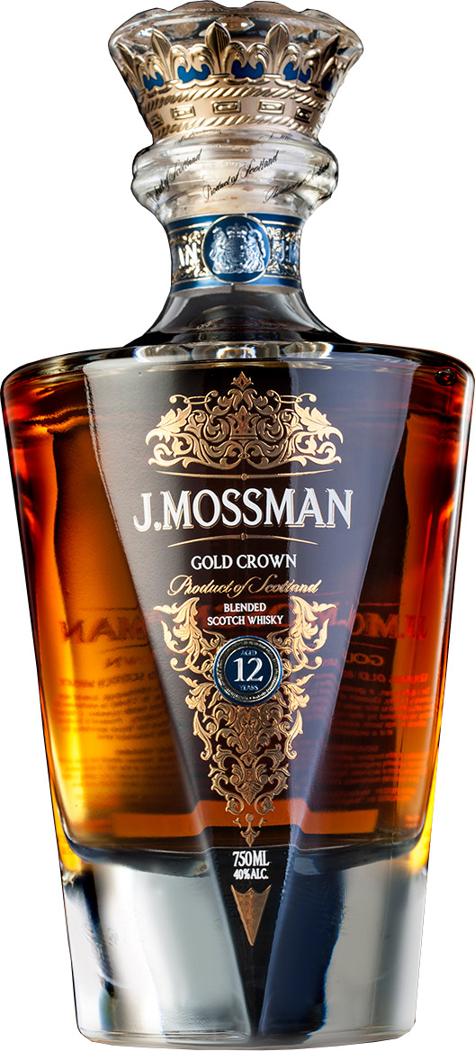 J. Mossman Gold Crown Blended Scotch Aged 12 years