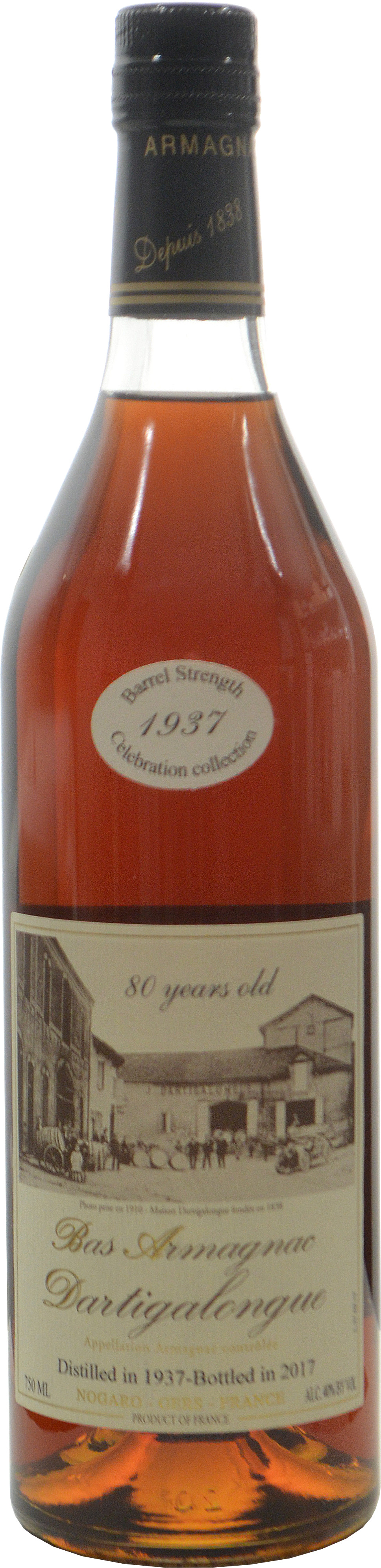 Dartigalongue 80 year old Vintage Armagnac 1937