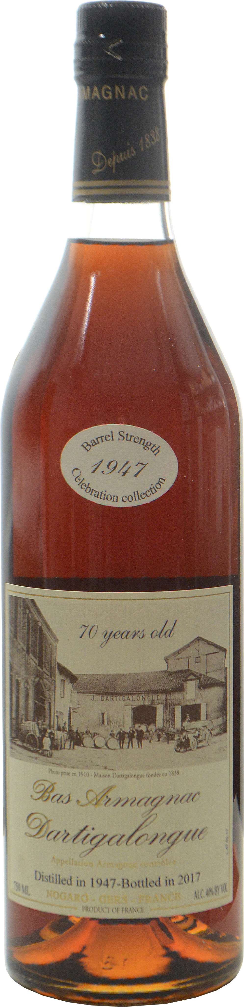 Dartigalongue 70 year old Vintage Armagnac 1947