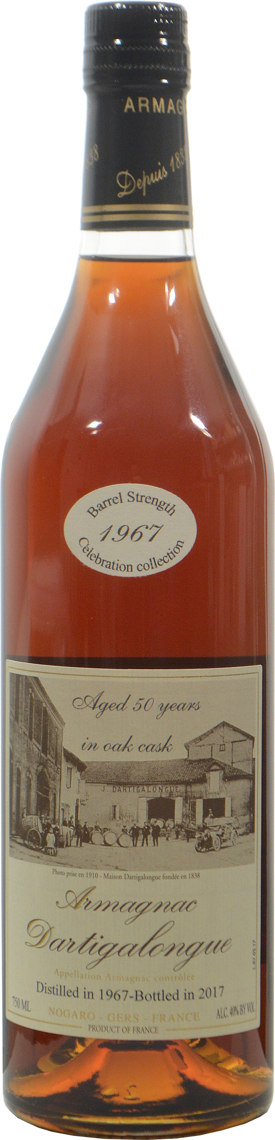 Dartigalongue 50 year old Vintage Armagnac 1967