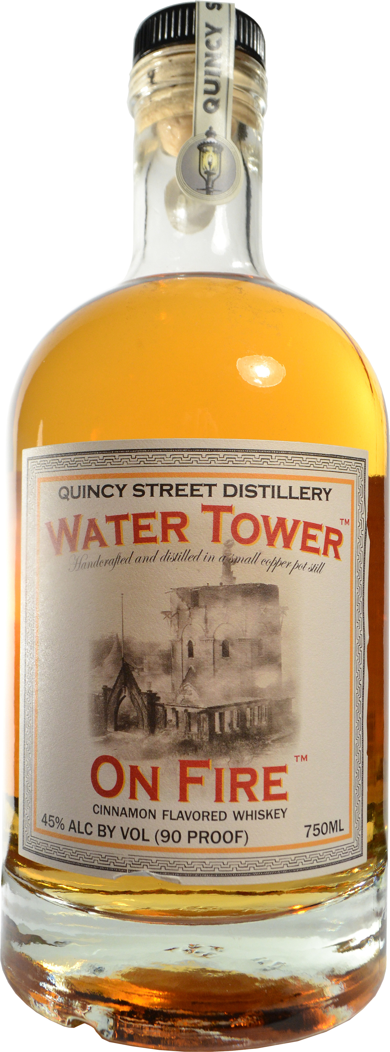 Quincy Street Distillery On Fire Cinnamon Corn Whiskey