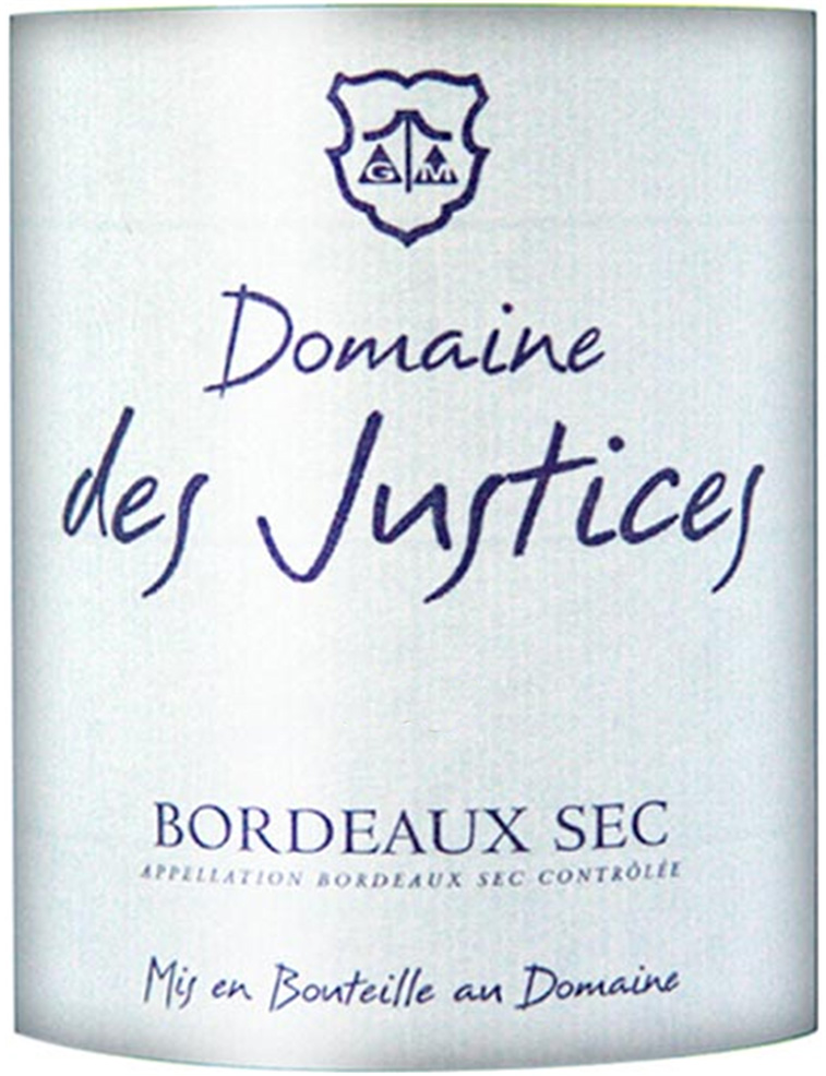 Domaine des Justices Bordeaux Blanc Sec 2018