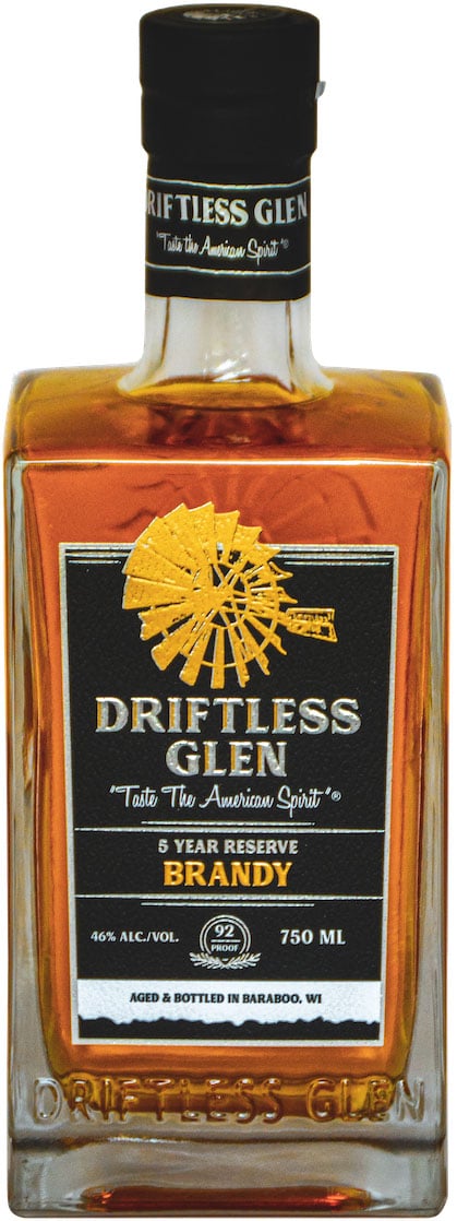 Driftless Glen Distillery 5 year old Reserve Brandy