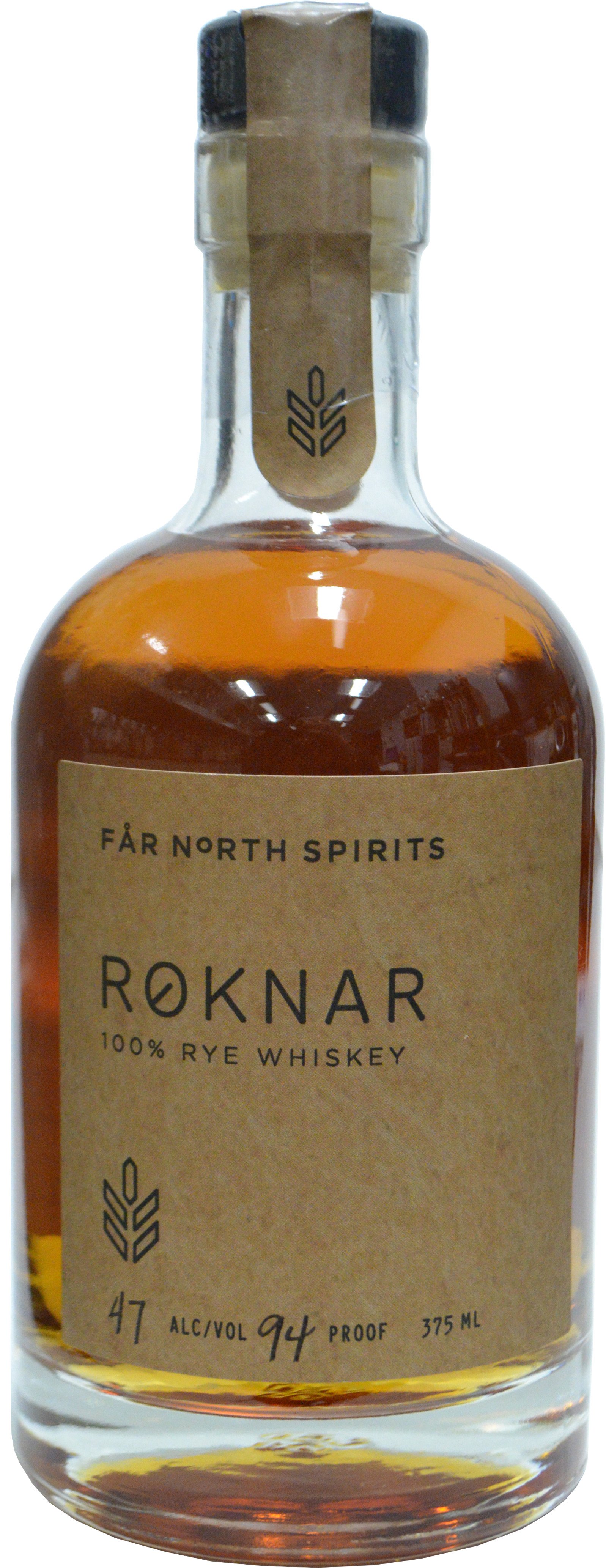 Far North Spirits Roknar 100% Rye Whiskey