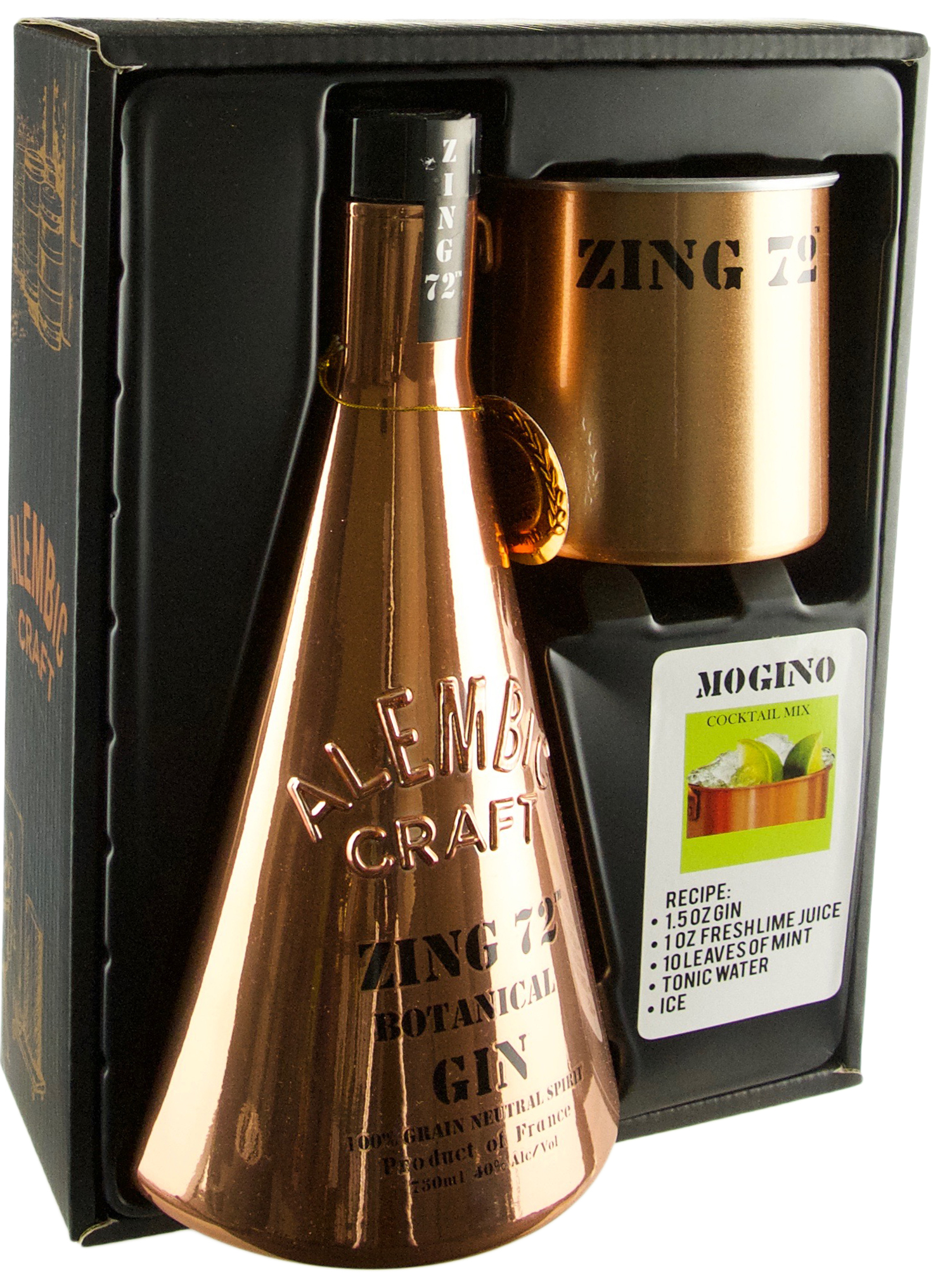 Zing 72 Botanical Gin with Cup