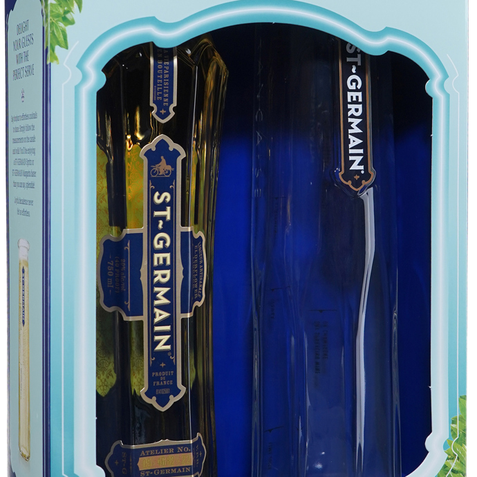 St Germain Elderflower Liqueur Gift Set