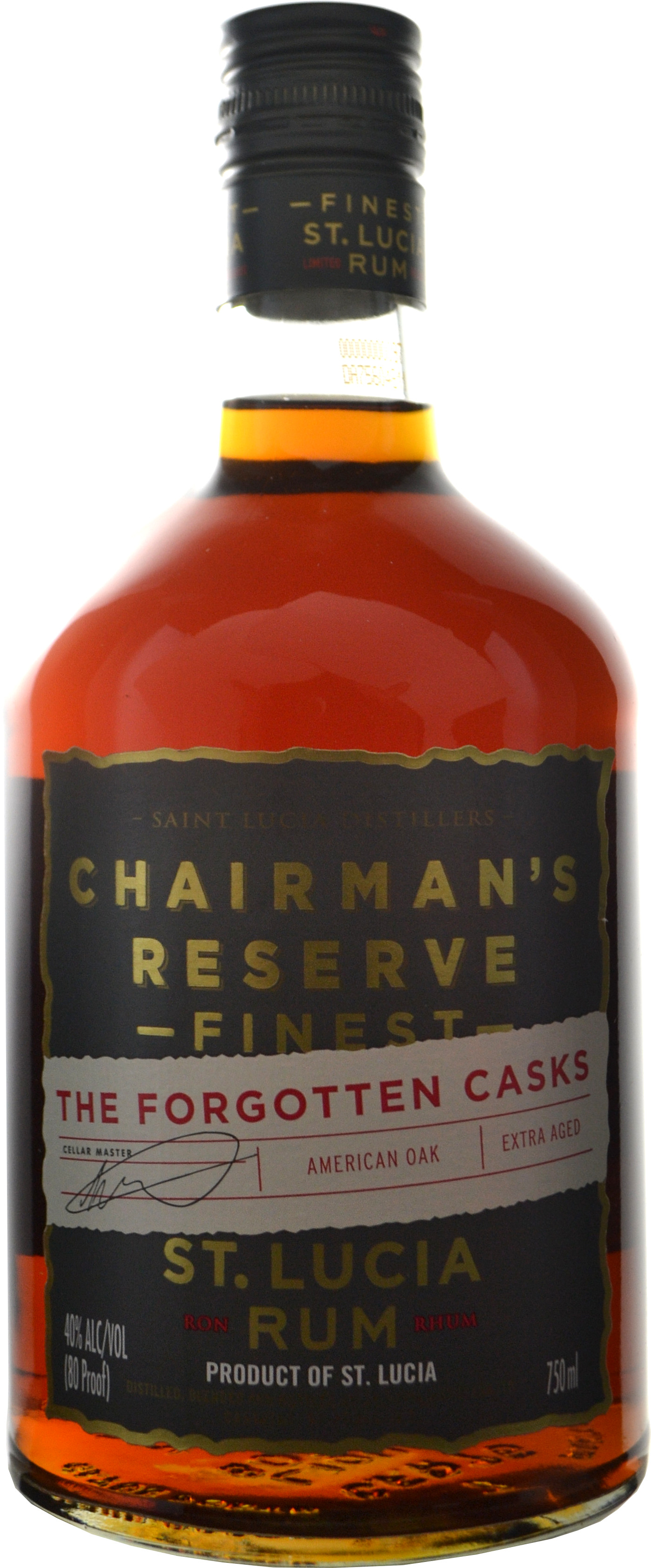 Chairman's Reserve "The Forgotten Casks" Finest St. Lucia Rum