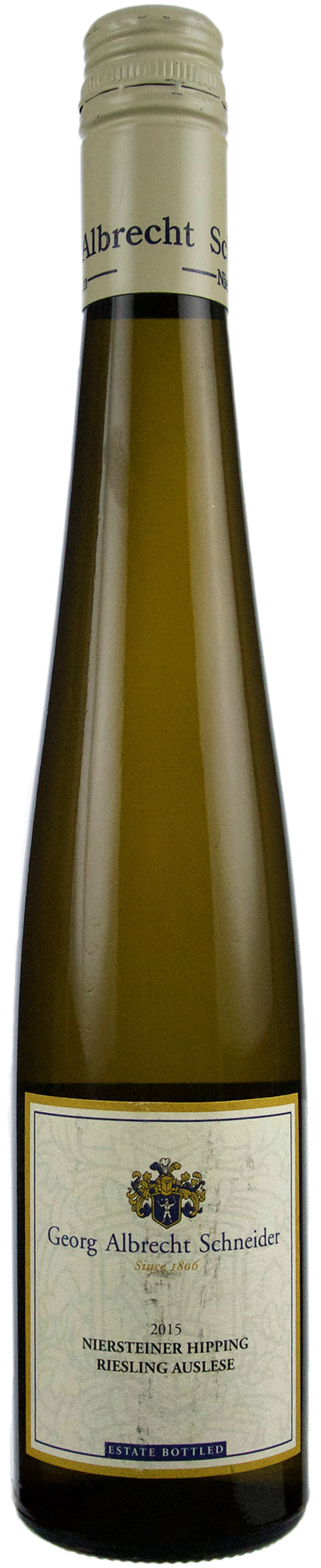 Georg Albrecht Schneider Niersteiner Hipping Riesling Auslese 2015 Half Bottle