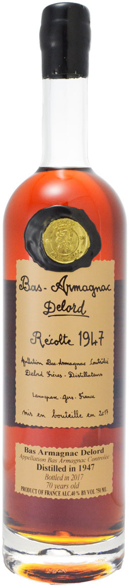 Delord 70 year old Vintage Armagnac 1947