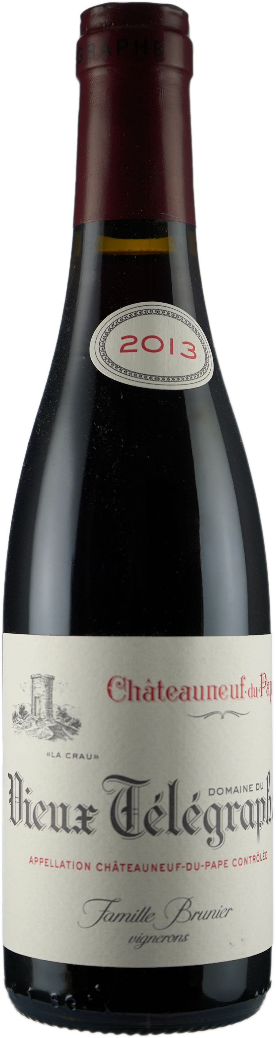 Domaine du Vieux Telegraphe Chateauneuf du Pape La Crau 2013 Half Bottle