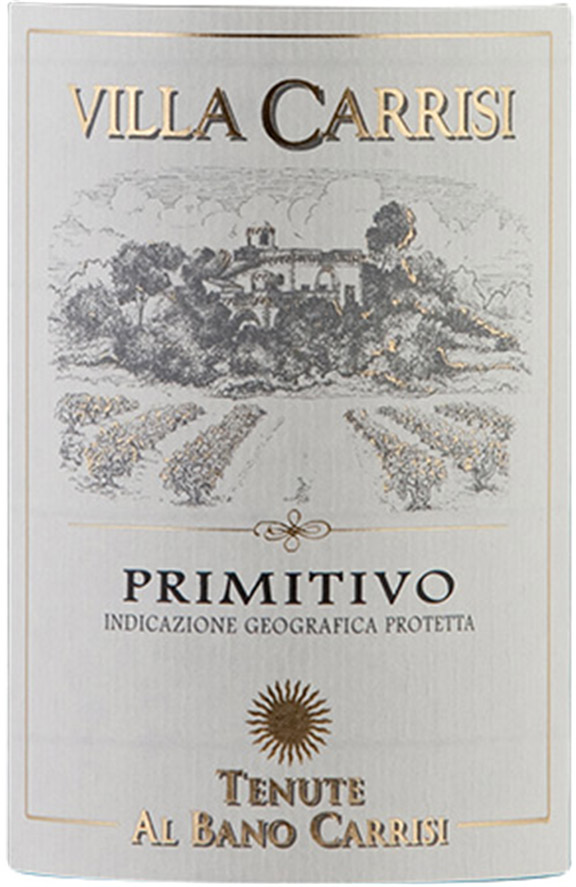 Villa Carrisi Primitivo Salento 2016