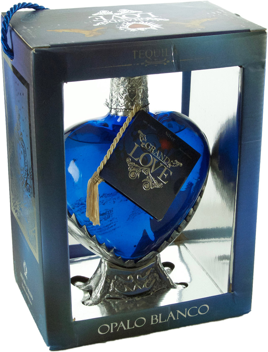 Grand Love Blue Heart Blanco Tequila
