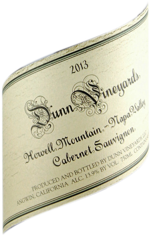 Dunn Cabernet Sauvignon Howell Mountain 2013