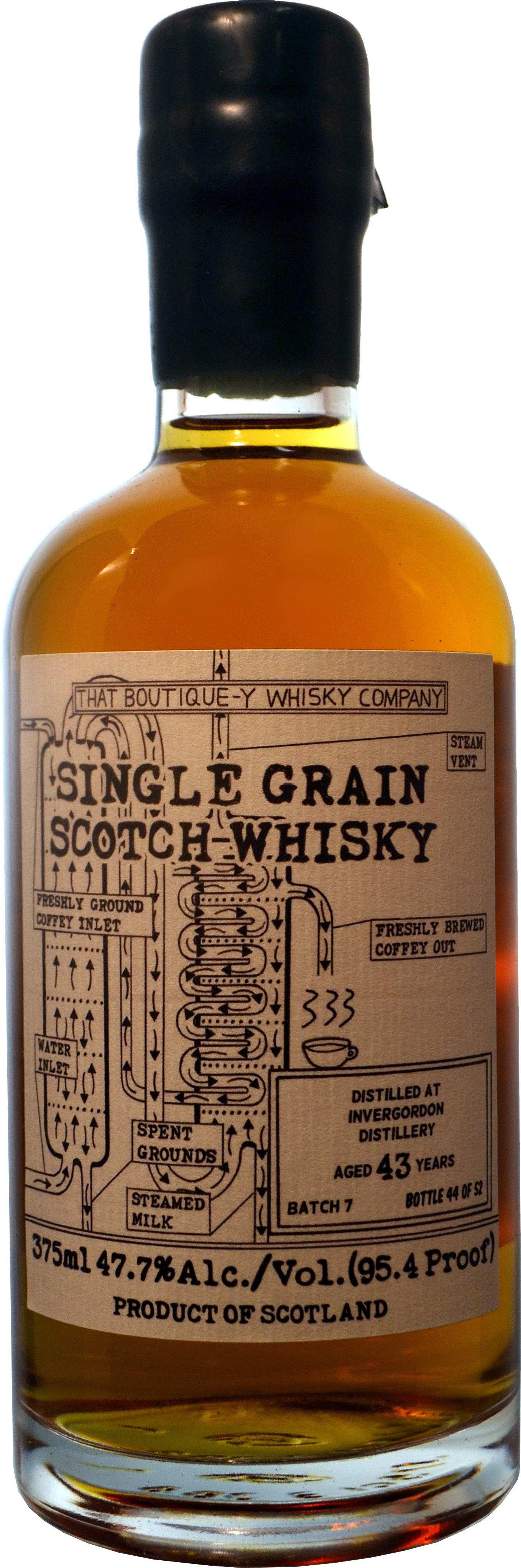 That Boutique-y Whisky Company Invergordon 43 year old Batch # 7 Cask Strength Grain Whisky
