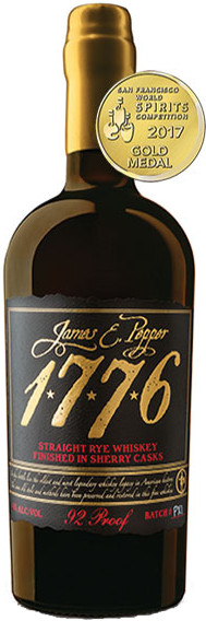 James E. Pepper 1776 Straight Rye Sherry Cask Finish 92 Proof