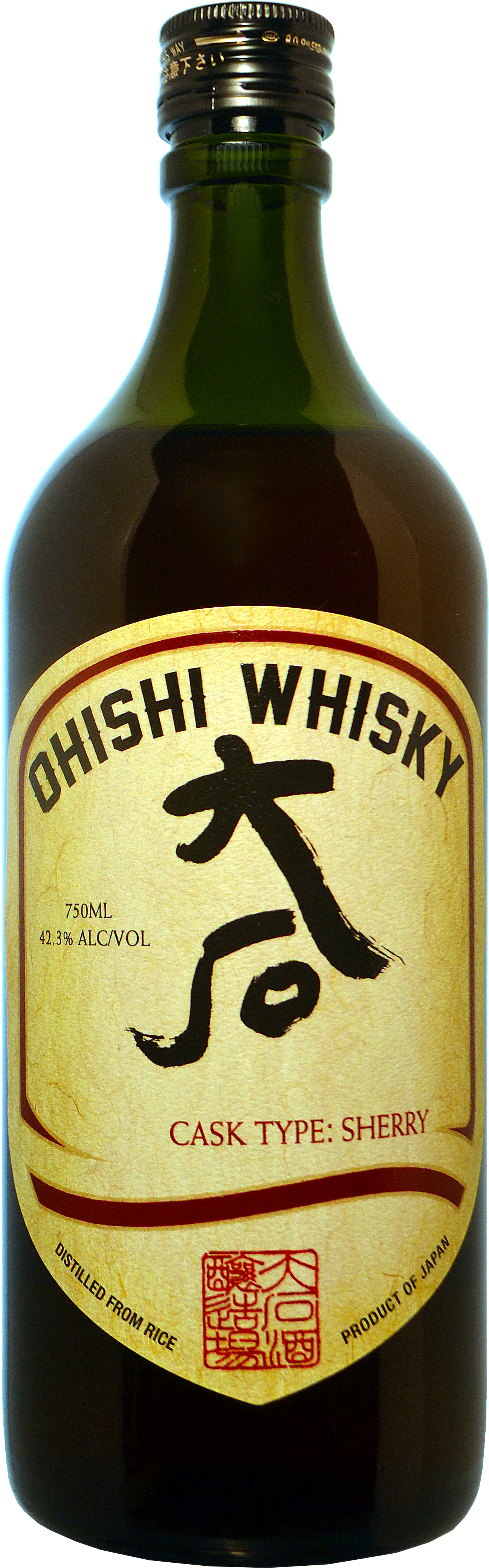 Ohishi Japanese Whisky Sherry Cask Matured Japanese Whiskey