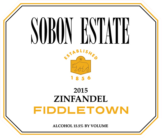 Sobon Zinfandel Fiddletown 2016