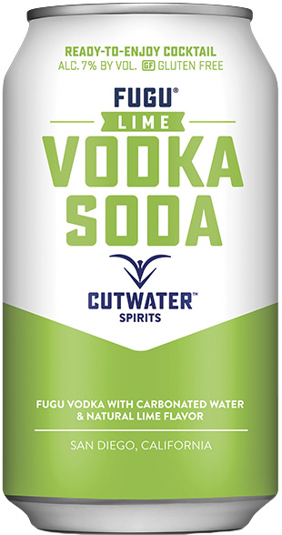 Cutwater Spirits Vodka Lime 99 Soda Ready to Drink Cocktail 4 Pack Cans