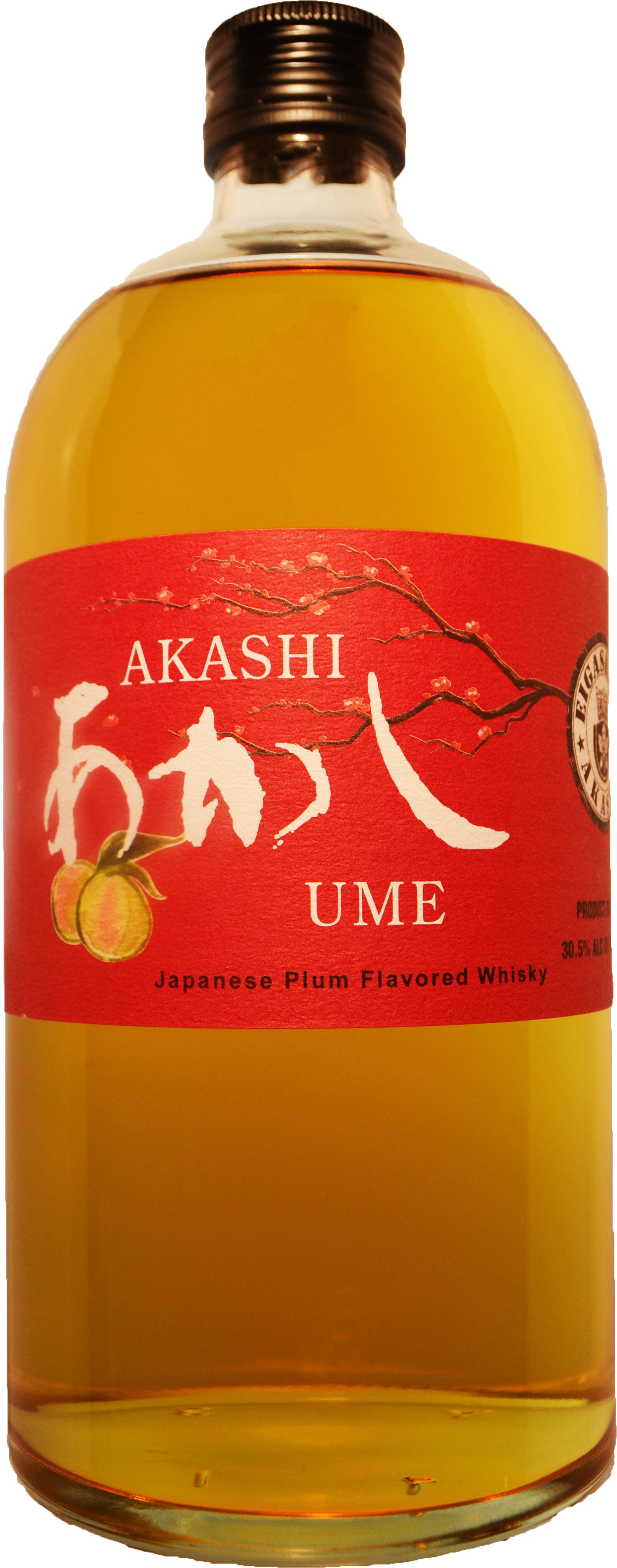 Akashi Ume Plum Flavored Whisky Eigashima Shuzo