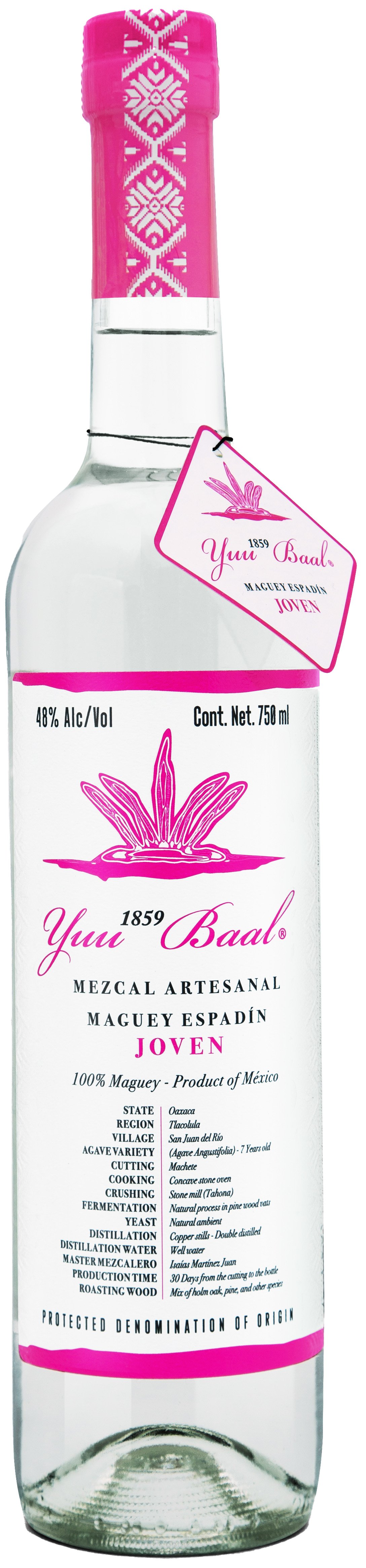 Mezcal Yuu Baal Joven Espadin