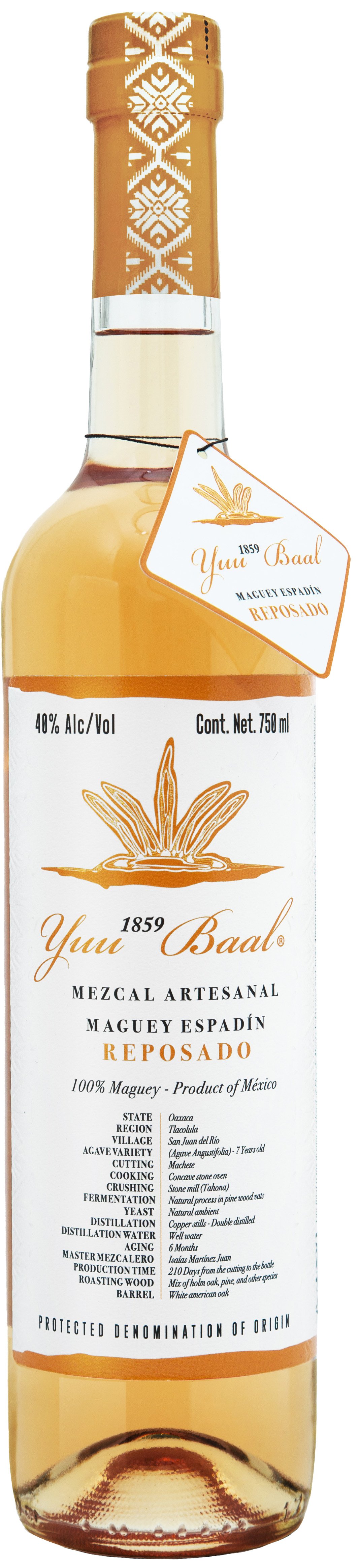 Mezcal Yuu Baal Reposado Espadin