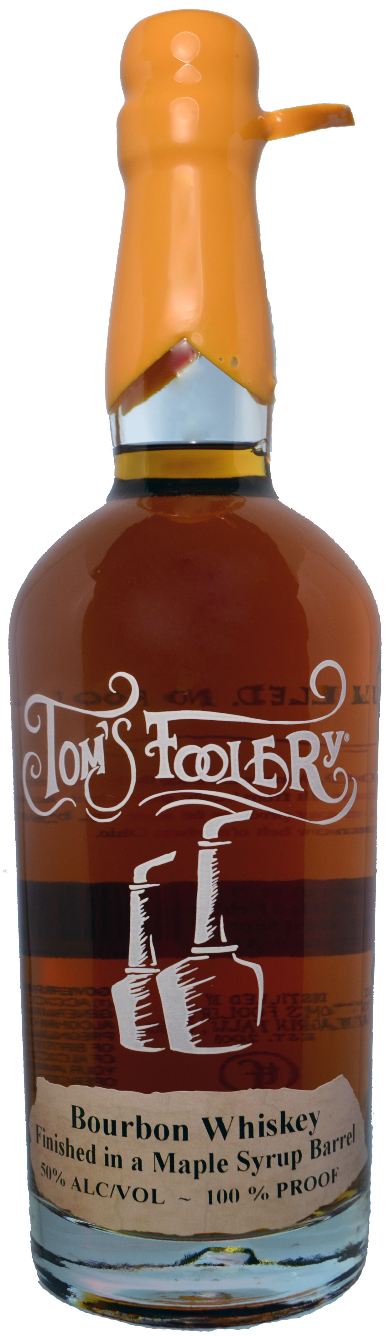 Tom's Foolery Bourbon Whiskey Finished in Maple Syrup Barrel