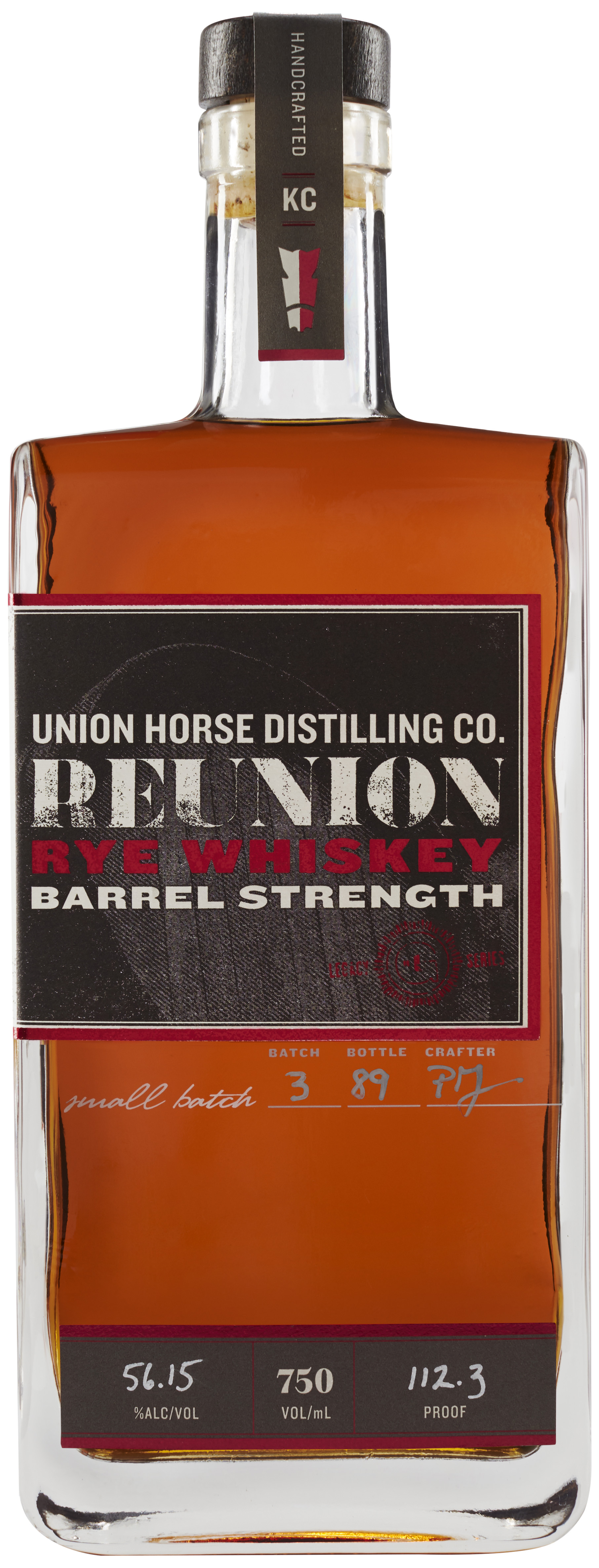 Union Horse Distilling Co. Reunion Rye Whiskey Barrel Strength