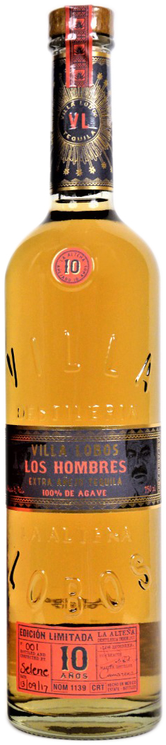 Villa Lobos Los Hombres 10 year old Extra Anejo Tequila