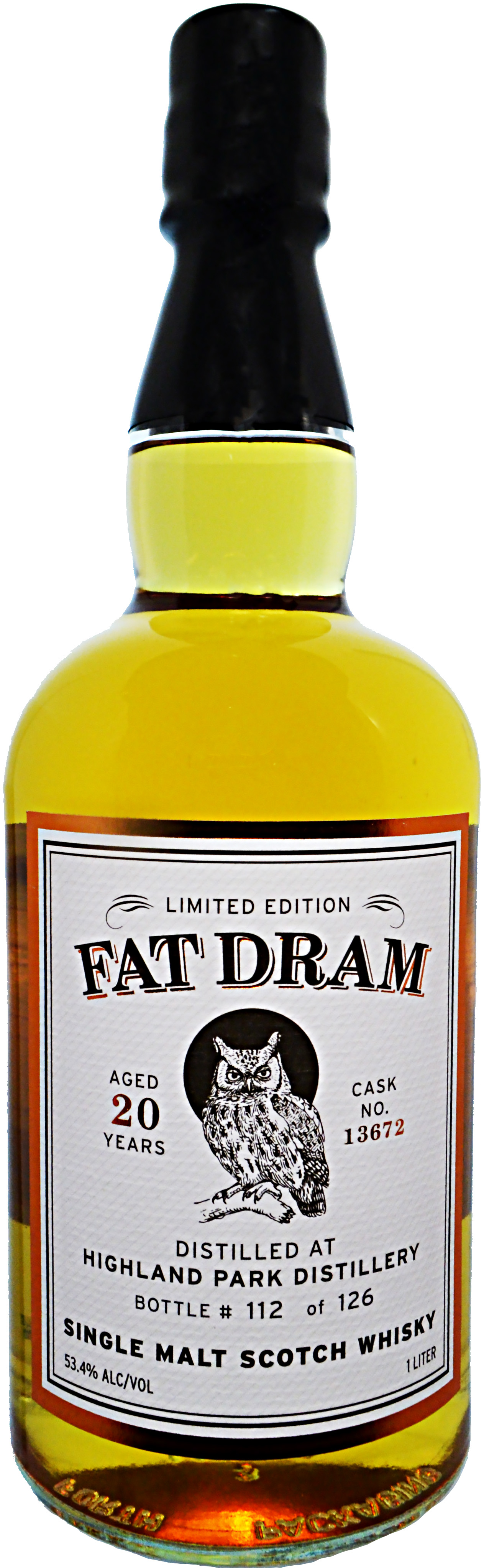 Fat Dram Highland Park 20 year old Refill Hogshead # 13672 Cask Strength