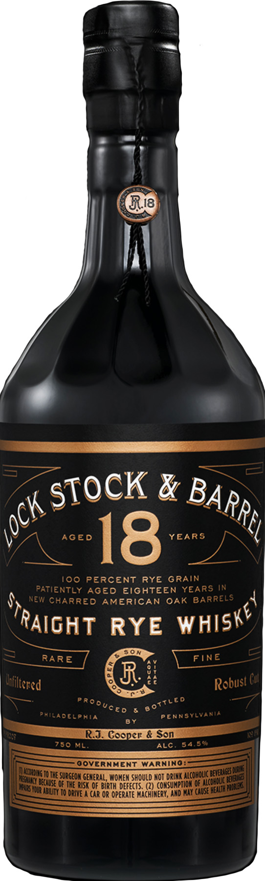 Lock Stock & Barrel 18 year old Straight Rye Whiskey