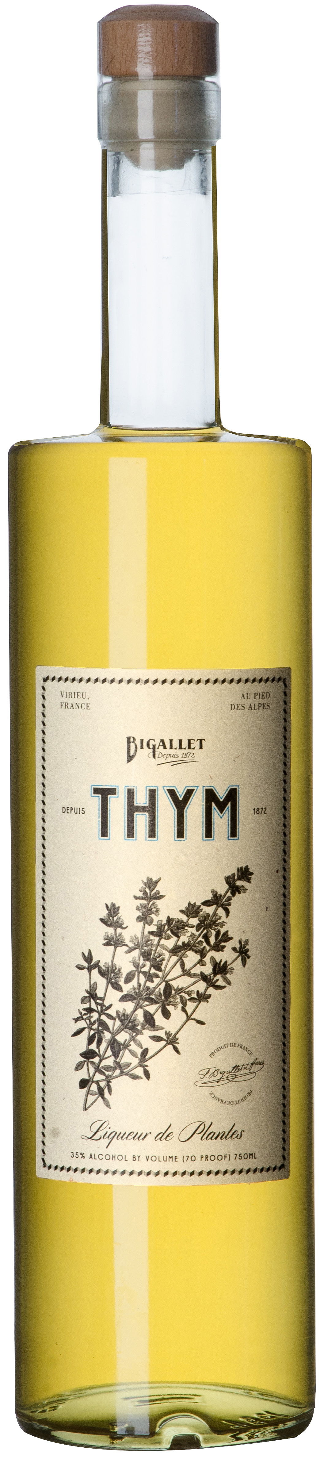 Bigallet Thym Thyme Liqueur 750 ml Bottle