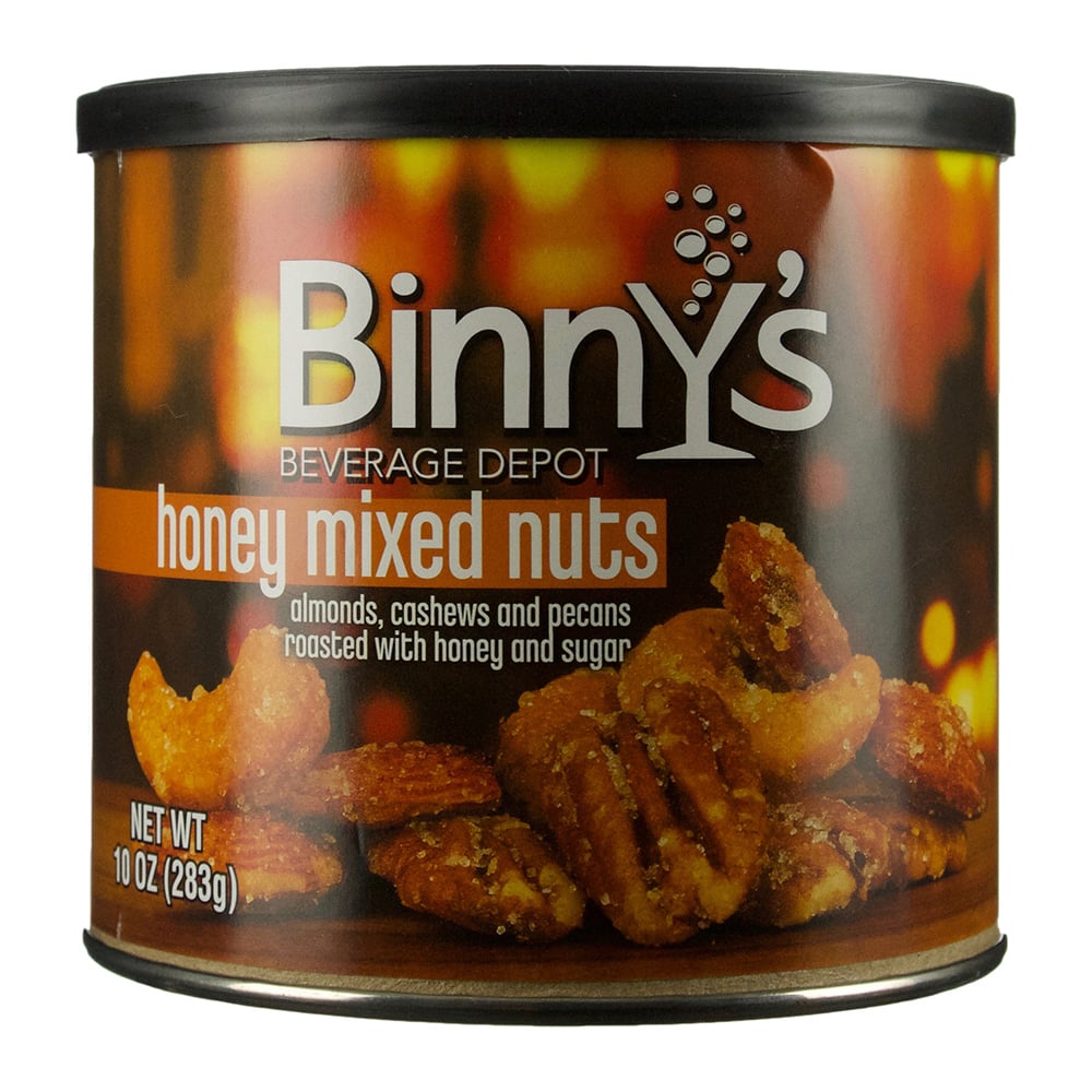 Binny's Honey Roasted Mixed Nuts (Pop Top Can)