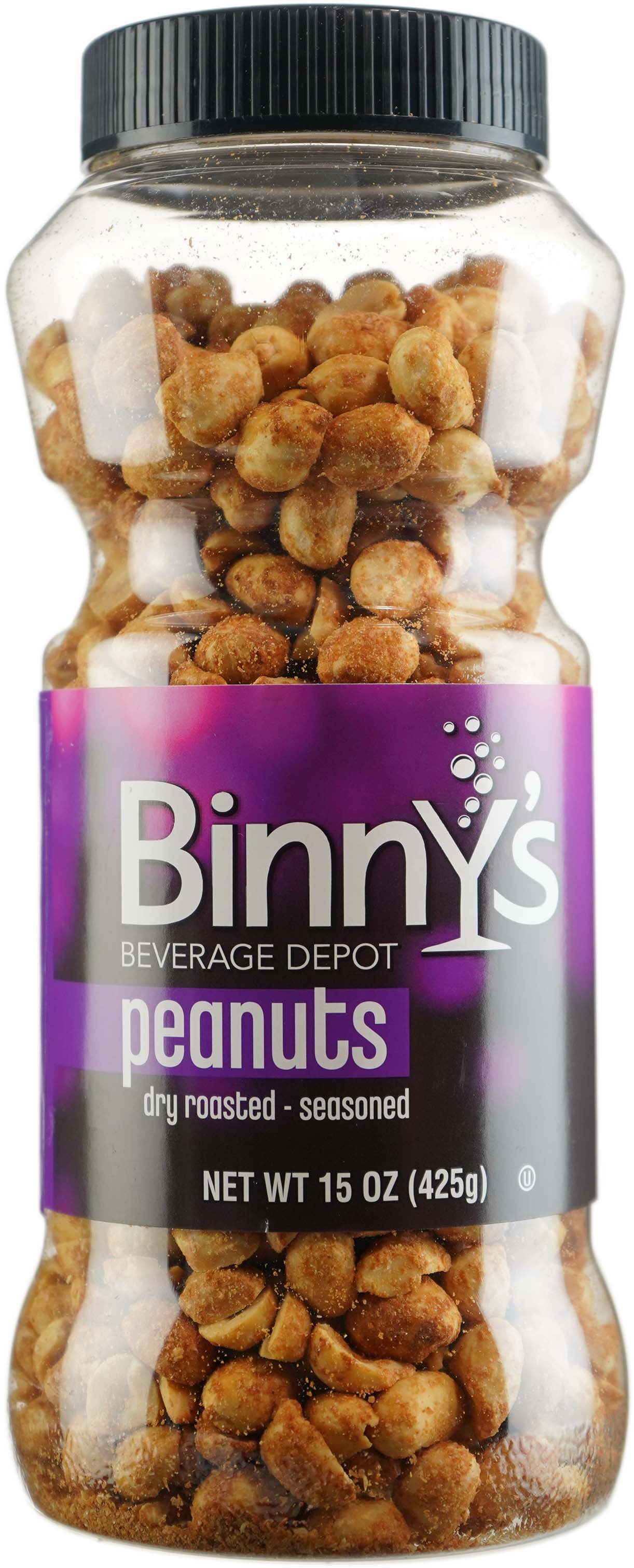 Binny's Dry Roasted Seasoned Peanuts (PET)