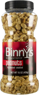 Binny's Dry Roasted Peanuts Unsalted