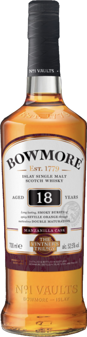 Bowmore 18 year old Vintner's Trilogy Finished 5 years in ex Manzanilla Sherry Casks