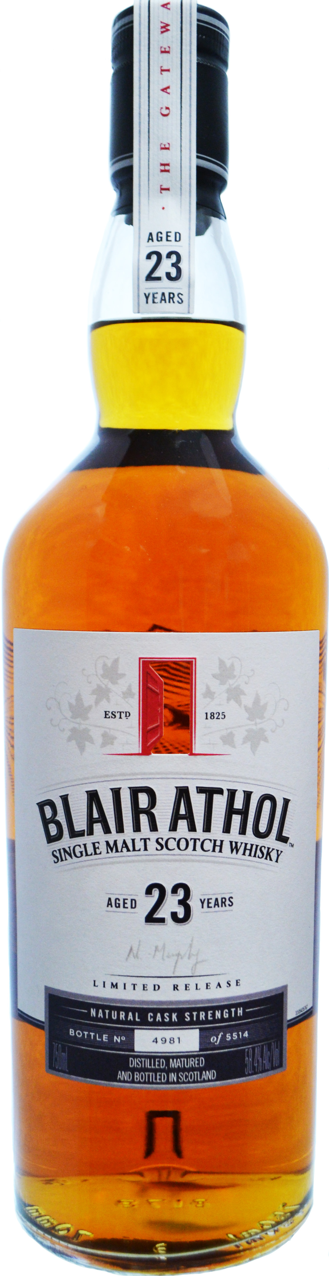 Blair Athol 23 year old Natural Cask Strength 2017 Limited Release 1993