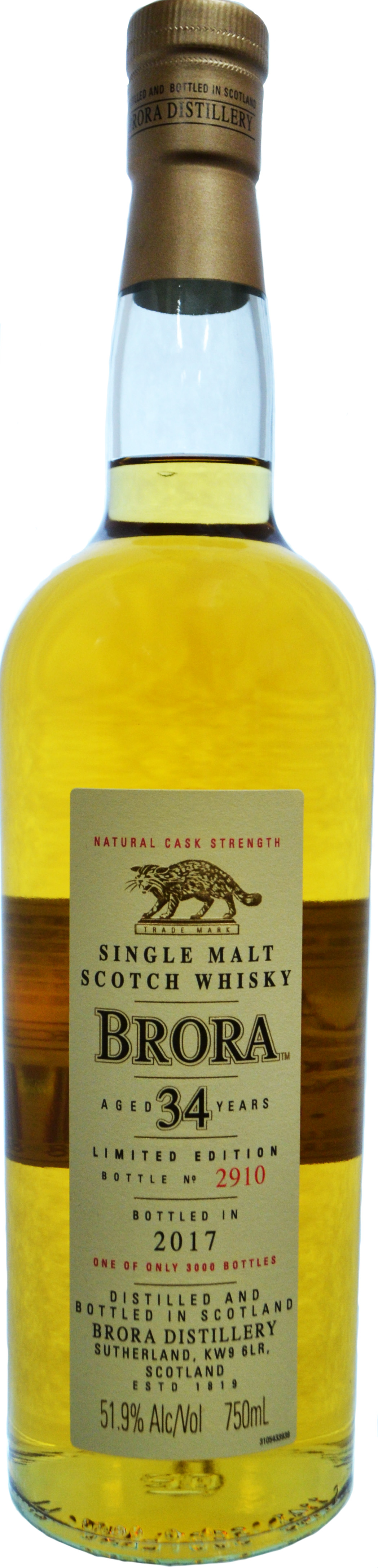Brora 34 year old 2017 Limited Release 1982