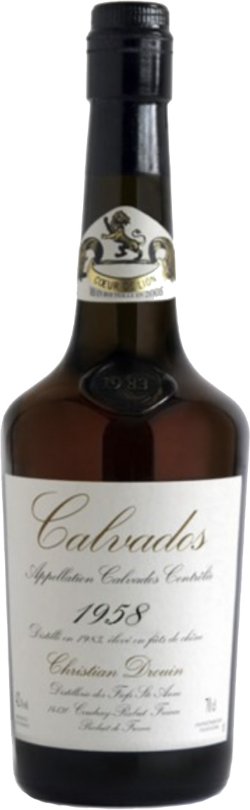 Christian Drouin Vintage Calvados 1958