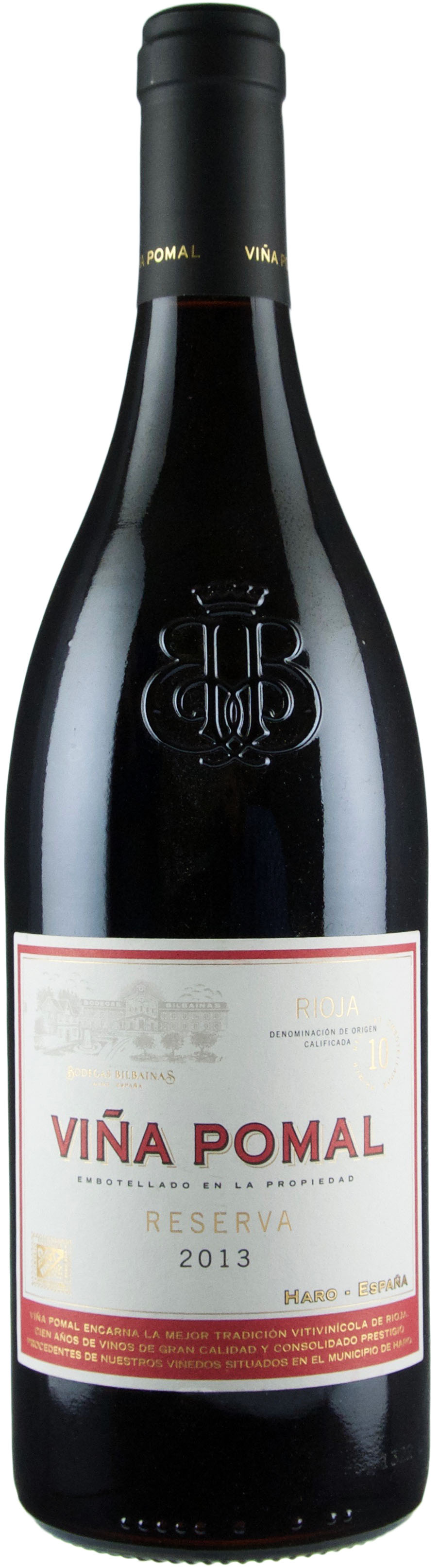 Bodegas Bilbainas Vina Pomal Reserva 2013