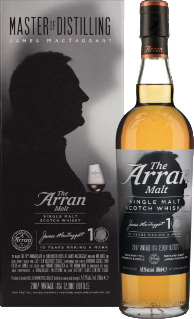 Arran Master of Distilling James MacTaggart 10th Anniversary Edition