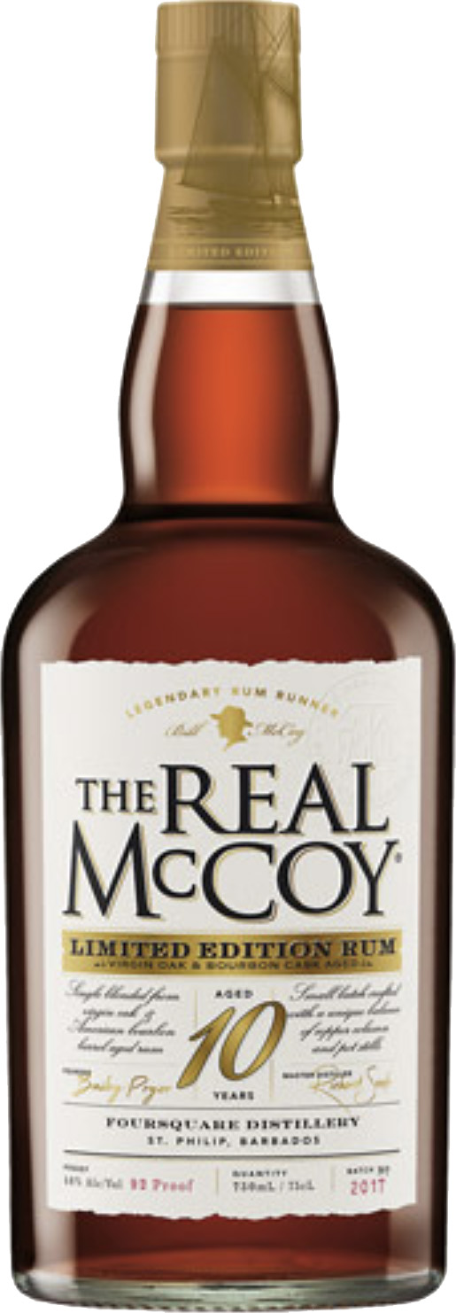 The Real McCoy 10 year old Limited Edition Barbados Rum Finished in Virgin Oak